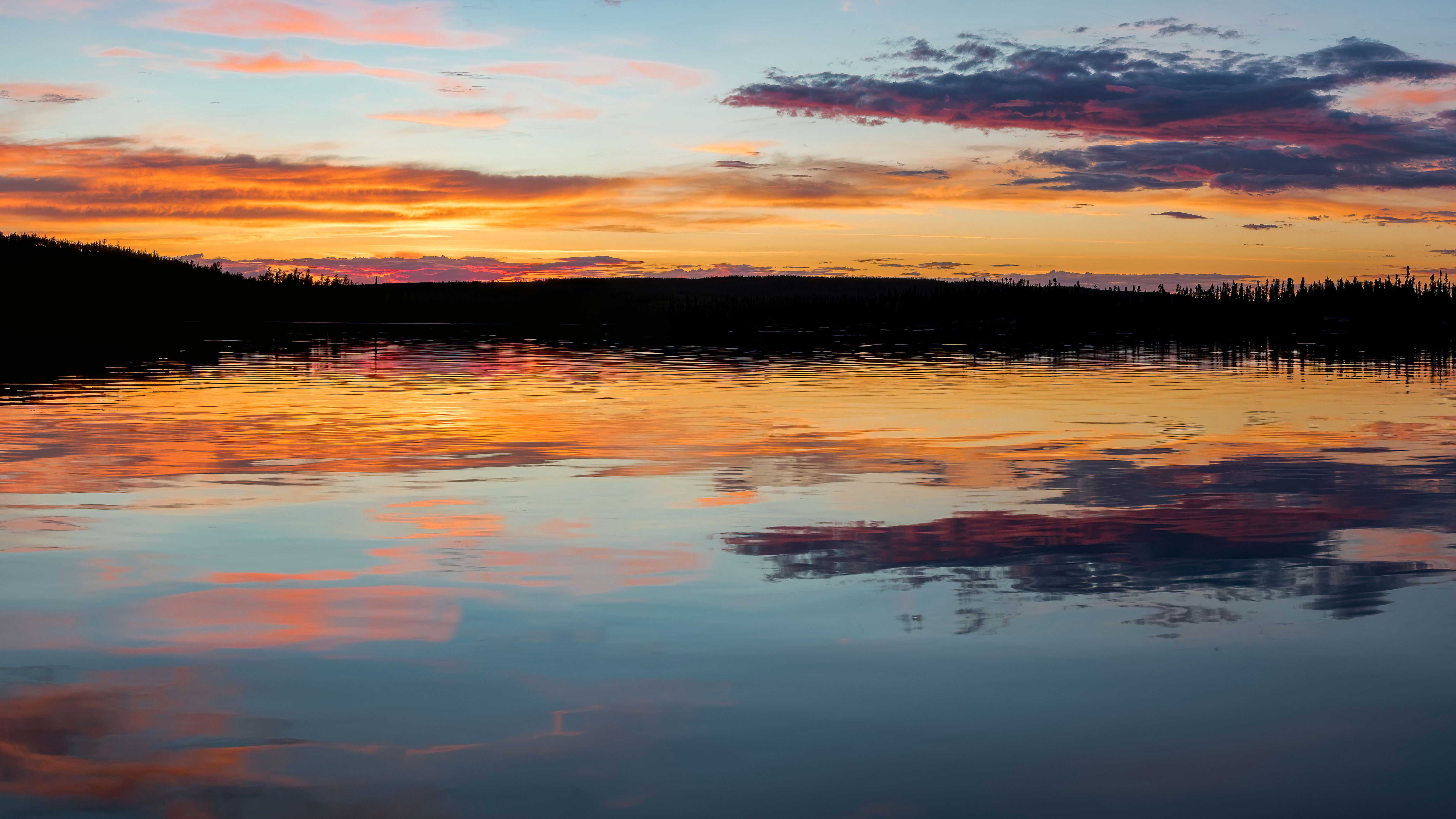 Saskatchewan Lake Sunset